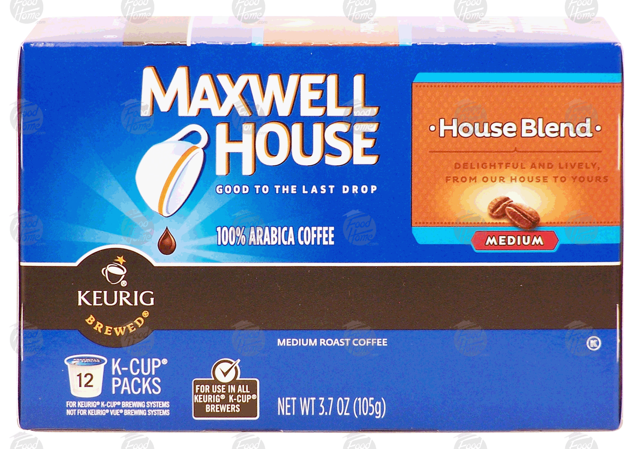 Keurig Maxwell House house blend, meduim roast coffee, 100% arabica, 12- k cups Full-Size Picture